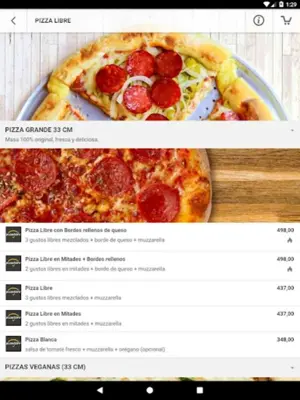 Pizza Libre android App screenshot 1